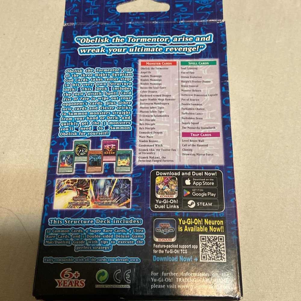 Egyptian God Deck ( obelisk the tormentor) never been open - Picture 2 of 2